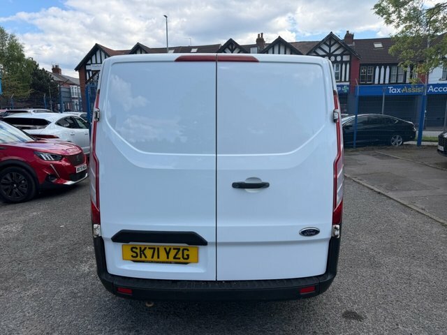 Ford Transit Custom 2021 2.0 300 Ecoblue Leader Crew Van Double Cab SK71YZG White #4