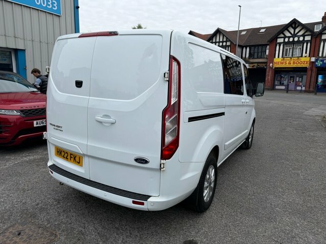 Ford Transit Custom 2022 2.0 300 Ecoblue Limited Crew Van Double Cab 5 HK22FKJ White #3