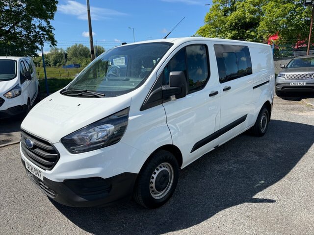 Ford Transit Custom 2021 2.0 300 Ecoblue Leader Crew Van Double Cab SO21DVT White #6
