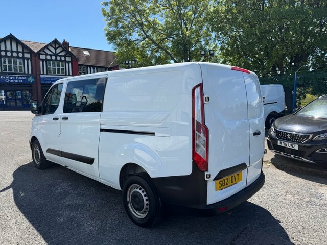 Ford Transit Custom 2021 2.0 300 Ecoblue Leader Crew Van Double Cab SO21DVT White #5
