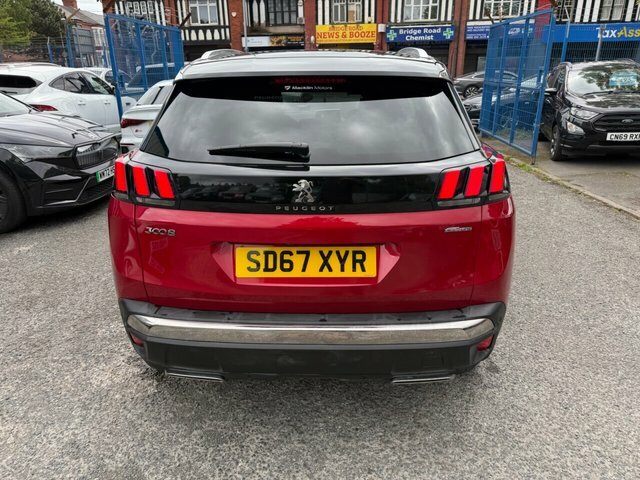Peugeot 3008 2017 1.6 Thp Gt Line Suv Eat Euro 6 S SD67XYR Red #4