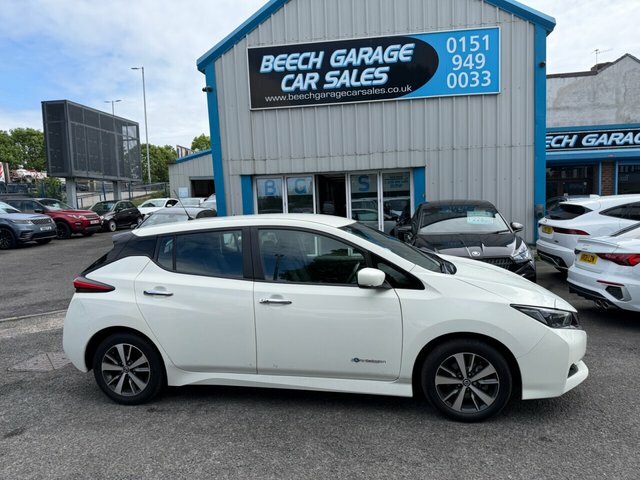 Nissan Leaf 2019 40Kwh Acenta Hatchback 150 SO68ZNL White #2