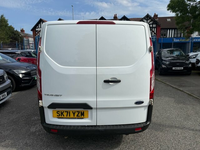 Ford Transit Custom 2021 2.0 300 Ecoblue Leader Crew Van Double Cab SK71YZM White #4