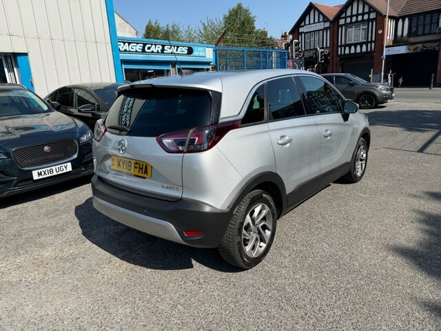 Vauxhall Crossland X 2018 1.6 Turbo D Tech Line Nav Suv Manu KY18FHA Silver #3