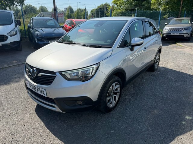 Vauxhall Crossland X 2018 1.6 Turbo D Tech Line Nav Suv Manu KY18FHA Silver #6