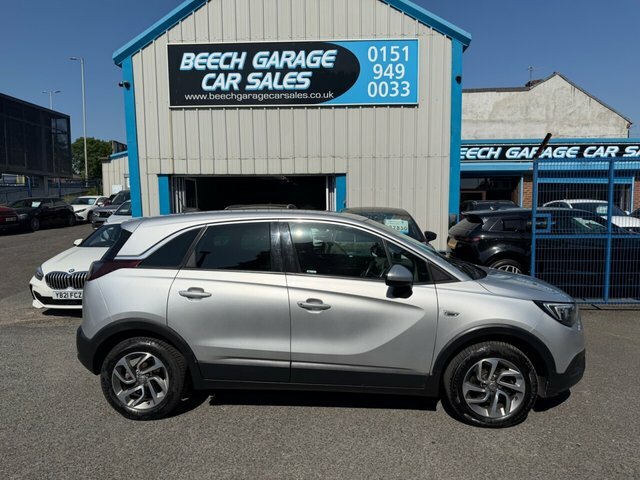 Vauxhall Crossland X 2018 1.6 Turbo D Tech Line Nav Suv Manu KY18FHA Silver #2