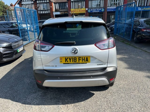 Vauxhall Crossland X 2018 1.6 Turbo D Tech Line Nav Suv Manu KY18FHA Silver #4