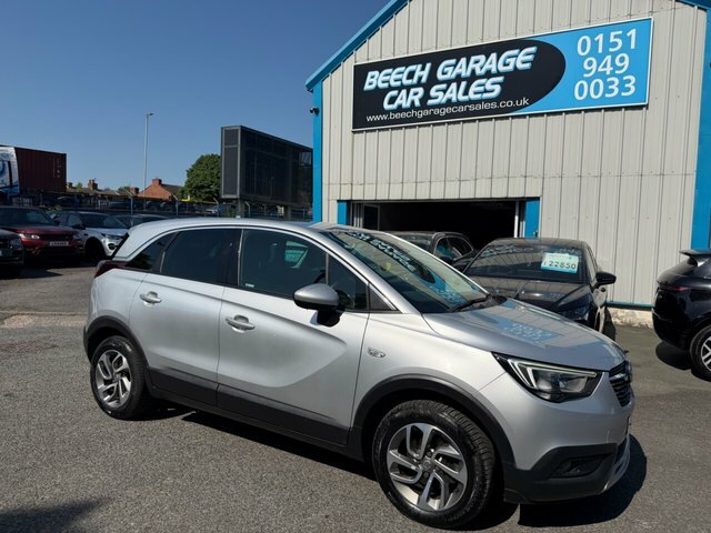 Vauxhall Crossland X 2018 1.6 Turbo D Tech Line Nav Suv Manu Silver