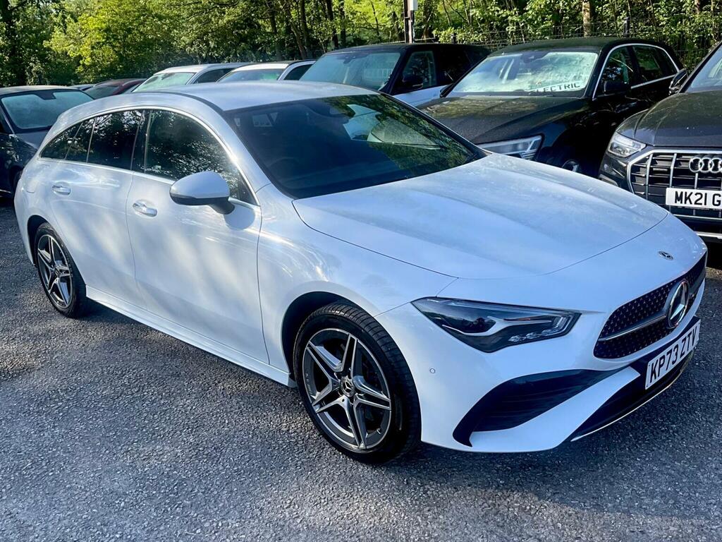 Mercedes-Benz CLA Class Estate 1.3 Cla250e 15.6Kwh Amg Line Executive Sh KP73ZTV White #2