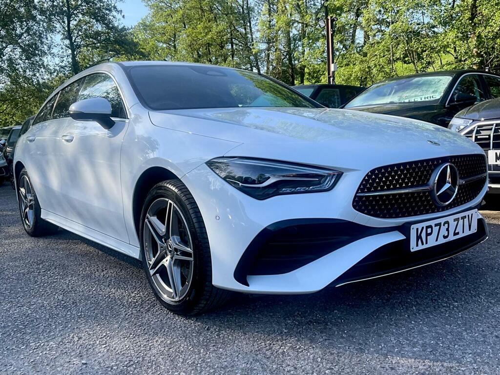Mercedes-Benz CLA Class Estate 1.3 Cla250e 15.6Kwh Amg Line Executive Sh KP73ZTV White #3