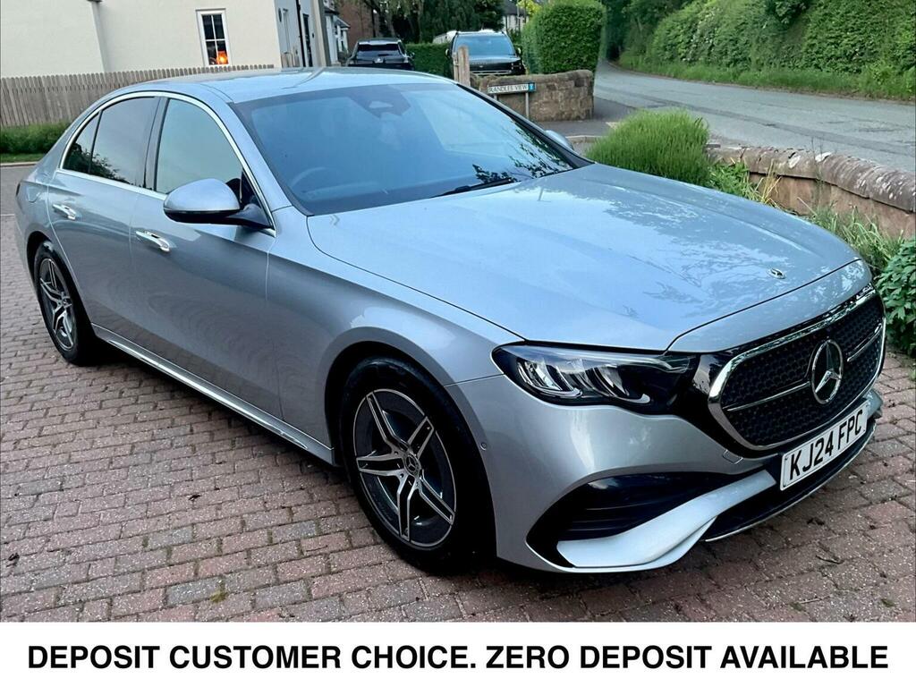 Mercedes-Benz E Class Saloon 2.0 E200h Mhev Amg Line G-tronic Euro 6 S KJ24FPC Silver #2