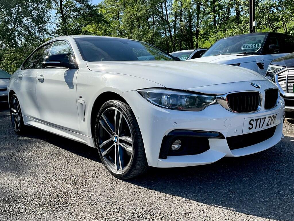 BMW 4 Series Gran Coupe Hatchback 2.0 420D M Sport Xdrive Euro 6 Ss ST17ZRK White #3