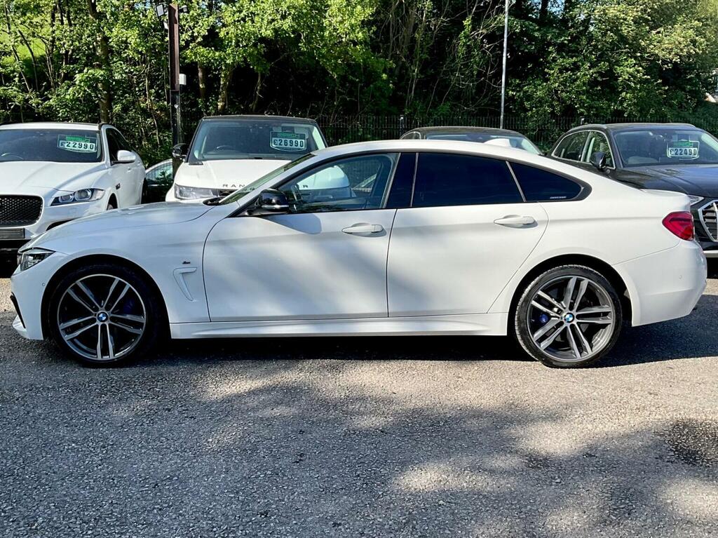 BMW 4 Series Gran Coupe Hatchback 2.0 420D M Sport Xdrive Euro 6 Ss ST17ZRK White #4
