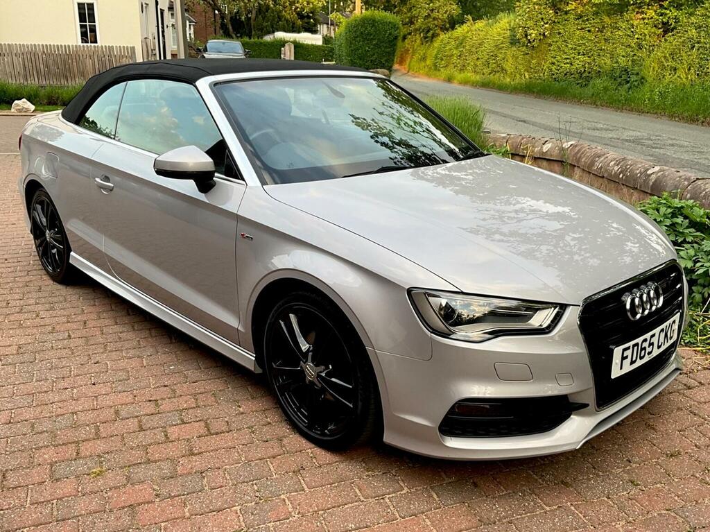 Audi A3 Cabriolet Convertible 2.0 Tdi S Line S Tronic Euro 6 Ss 2 Grey #2