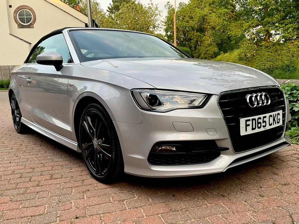 Audi A3 Cabriolet Convertible 2.0 Tdi S Line S Tronic Euro 6 Ss 2 Grey #3
