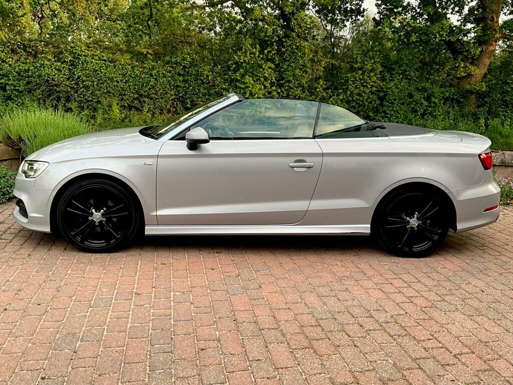 Audi A3 Cabriolet Convertible 2.0 Tdi S Line S Tronic Euro 6 Ss 2 Grey #5