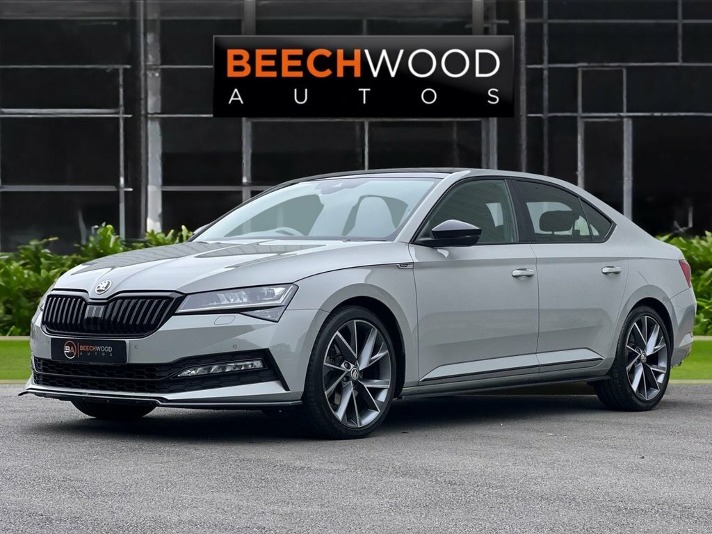 Skoda Superb 2021 2.0 Tsi Sportline Plus Hatchback D Grey #2