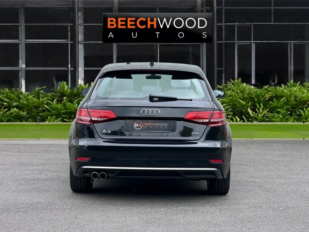 Audi A3 2017 2.0 Tdi Sport Sportback Eur ET66HSA Black #6