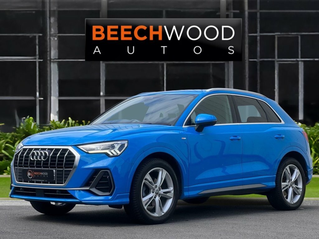 Audi Q3 2020 2.0 Tdi 35 S Line Suv S Tronic Eur YH70EFW Blue #2