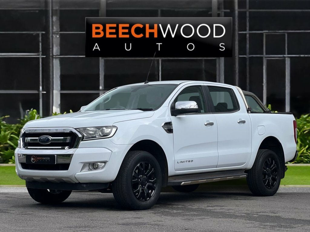 Ford Ranger 2016 3.2 Tdci Limited 1 Pickup Double Cab Dies YT66YRD White #2