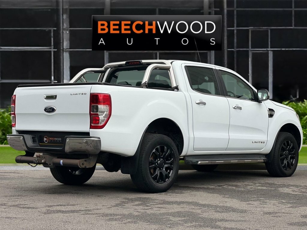 Ford Ranger 2016 3.2 Tdci Limited 1 Pickup Double Cab Dies YT66YRD White #4