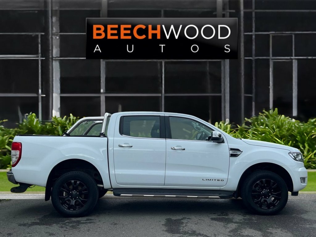 Ford Ranger 2016 3.2 Tdci Limited 1 Pickup Double Cab Dies YT66YRD White #6