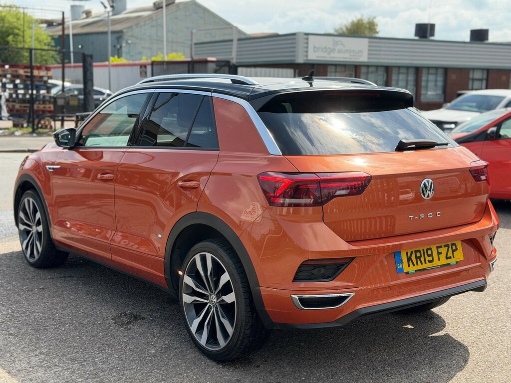 Volkswagen T-Roc 1.5 Tsi Evo R-line Dsg Euro 6 Ss KR19FZP Orange #4