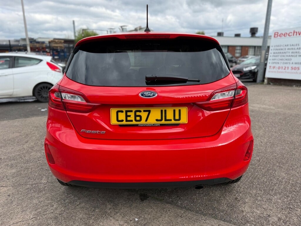 Ford Fiesta 1.0T Ecoboost Titanium Euro 6 Ss Red #4