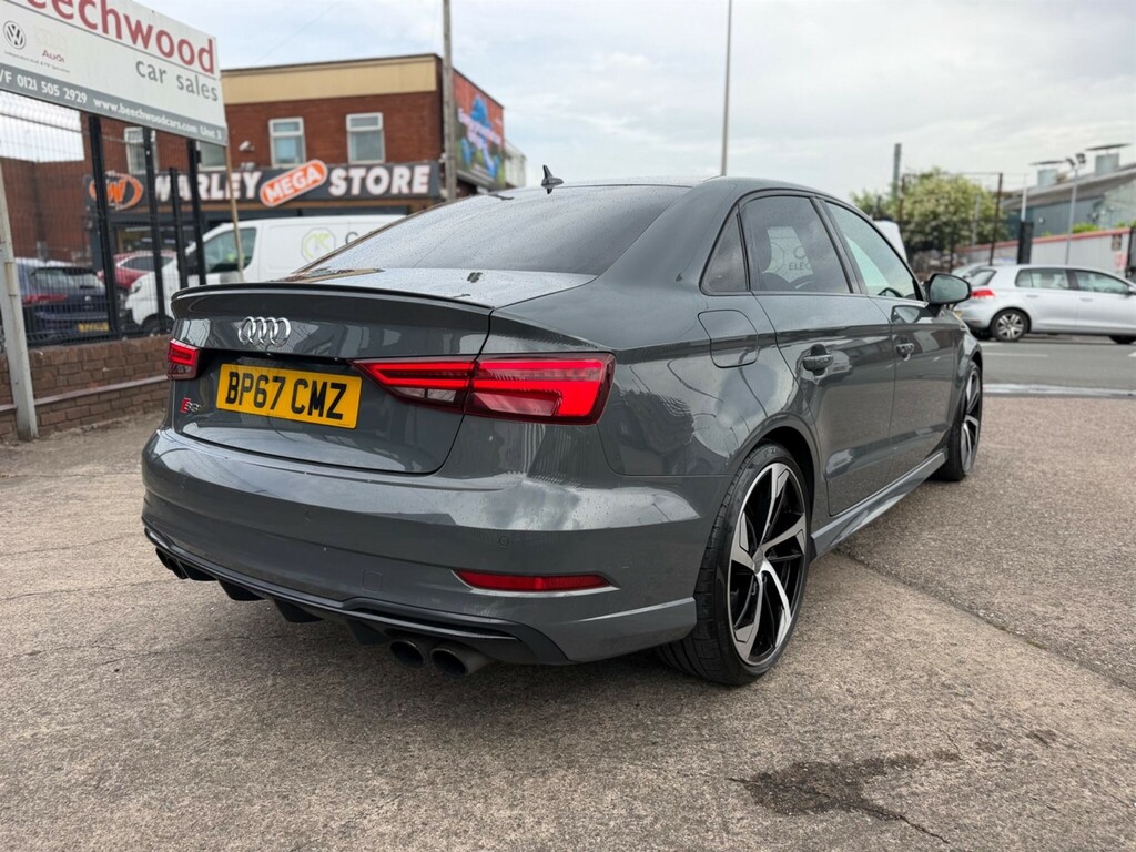 Audi S3 2.0 Tfsi Black Edition S Tronic Quattro Euro 6 S BP67CMZ Grey #5