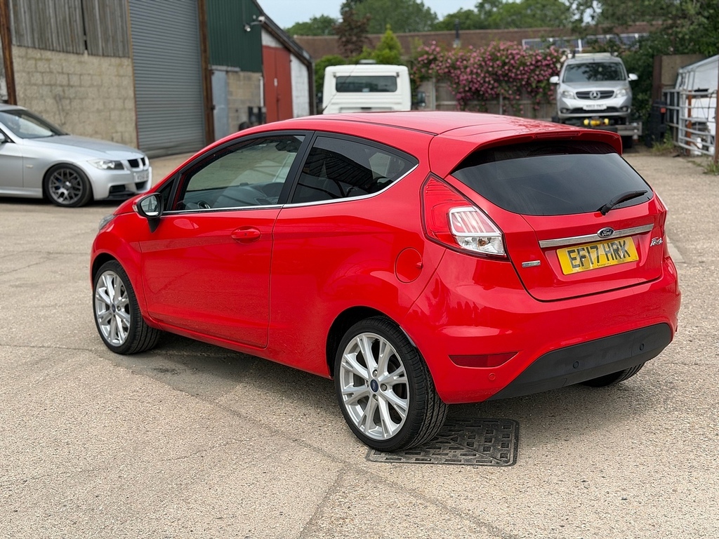 Ford Fiesta T Ecoboost Titanium U3343 Ulez EF17HRK Red #3