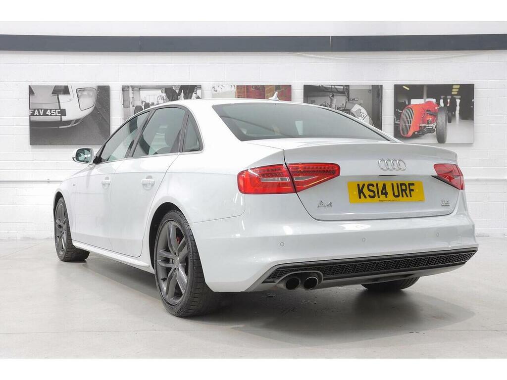 Audi A4 2.0 Tdi S Line S Tronic Quattro Euro 5 Ss KS14URF White #5