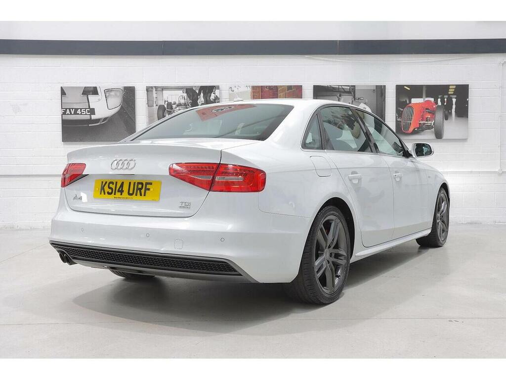 Audi A4 2.0 Tdi S Line S Tronic Quattro Euro 5 Ss KS14URF White #3