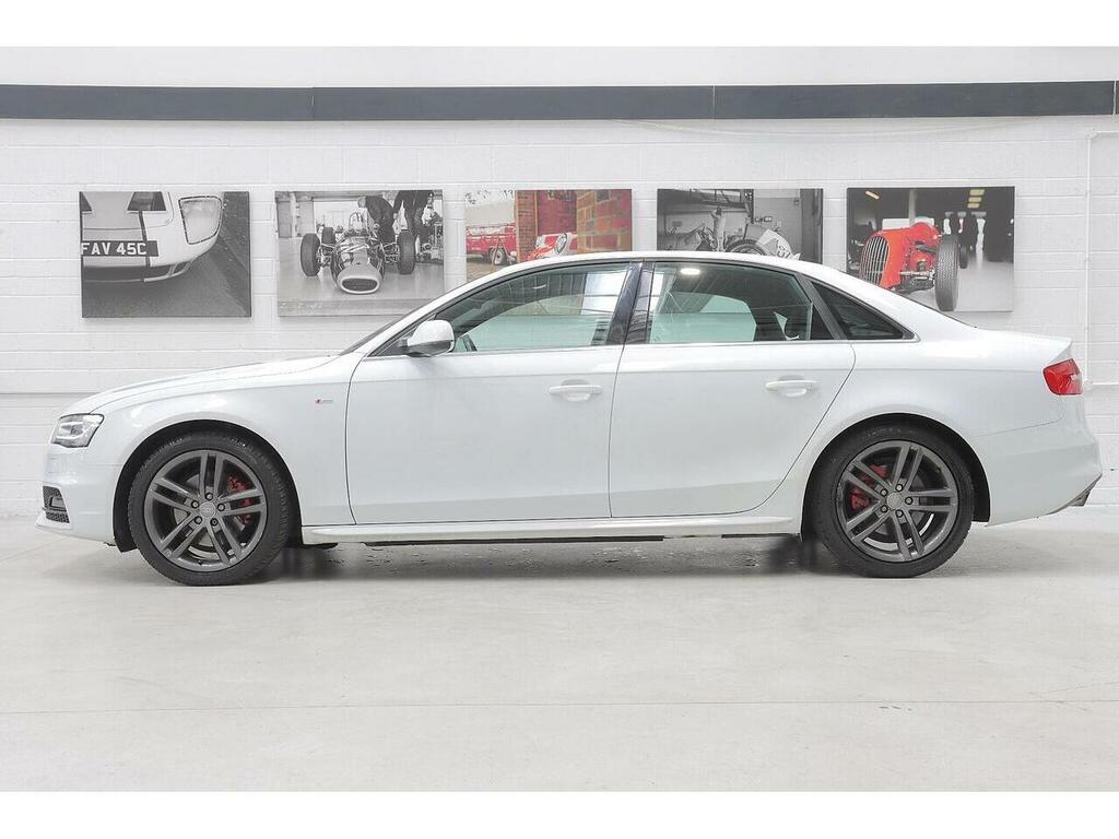 Audi A4 2.0 Tdi S Line S Tronic Quattro Euro 5 Ss KS14URF White #6