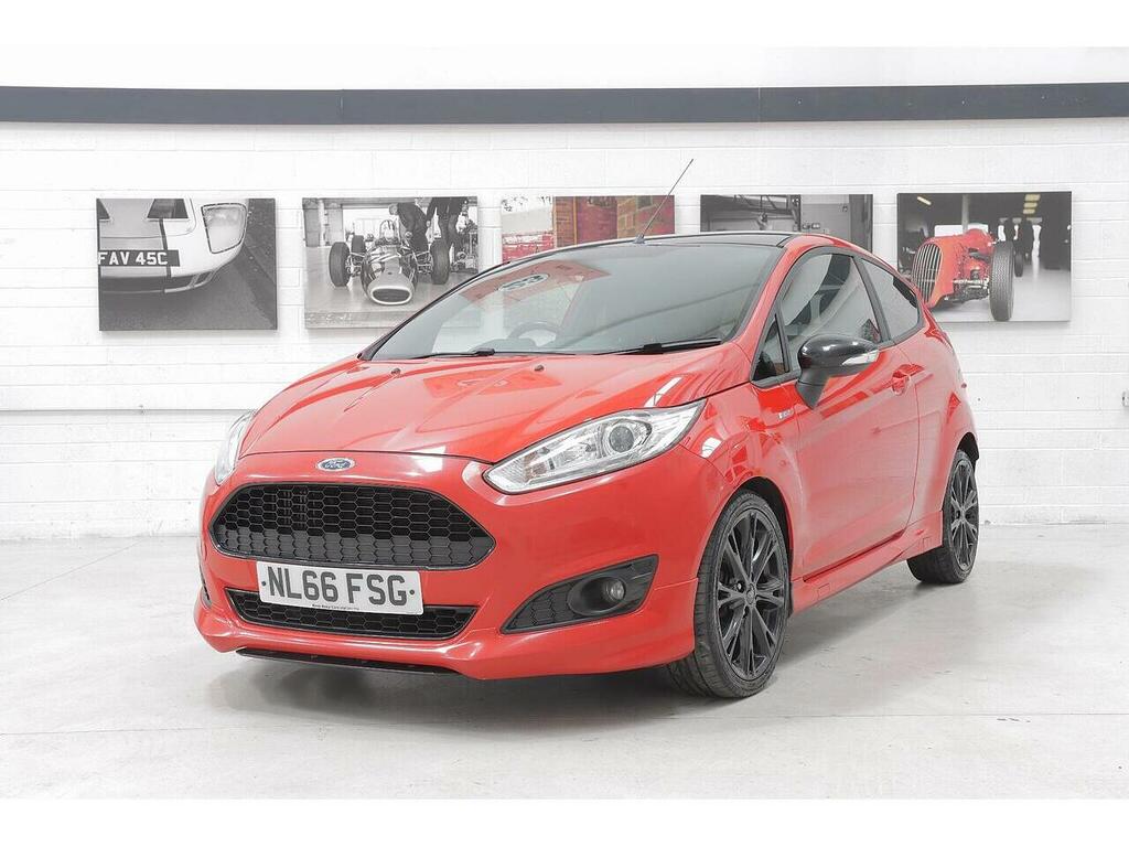 Ford Fiesta 1.0T Ecoboost St-line Euro 6 Ss NL66FSG Red #4