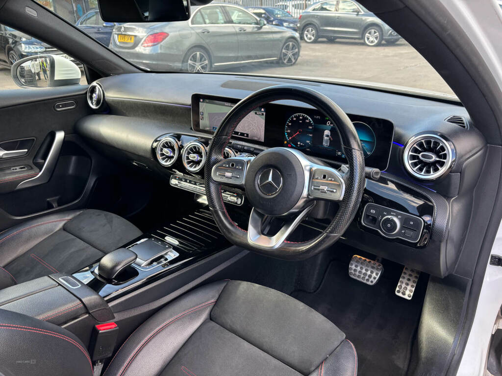 Mercedes-Benz A Class A180d Amg Line Premium KK68WNA White #6