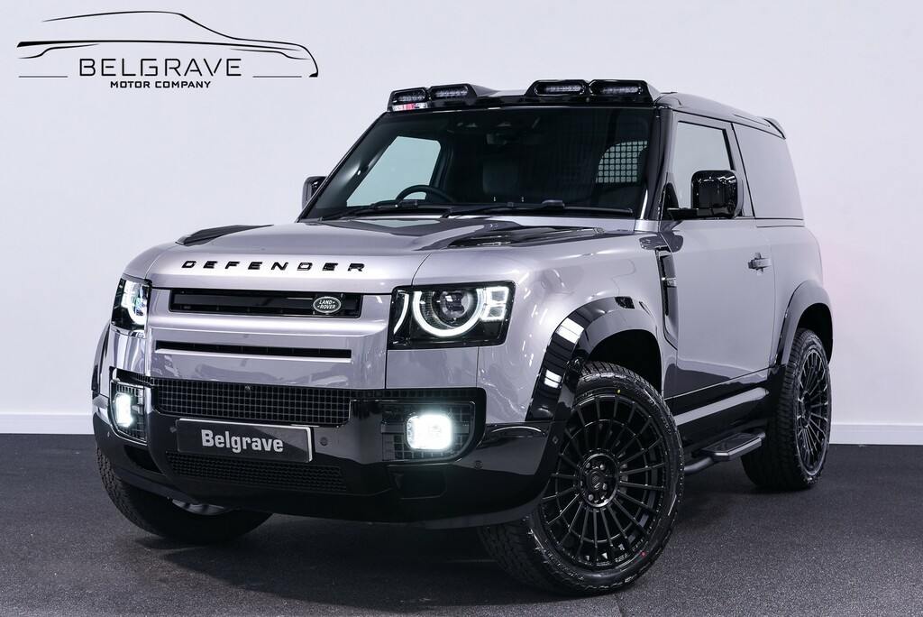 Land Rover Defender 90 3.0 D300 Mhev X-dynamic Hse Hard Top Suv Diese BW73TZD Grey #4