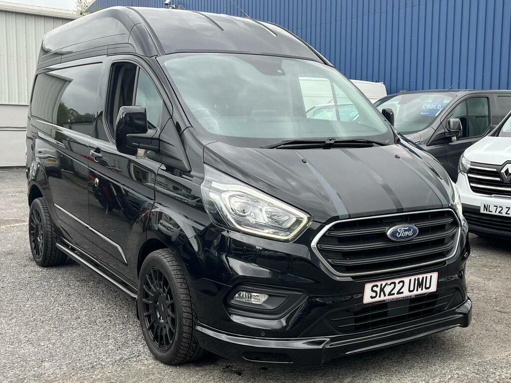 Ford Transit Custom 2.0 280 Ecoblue Limited Panel Van Manua SK22UMU Black #5