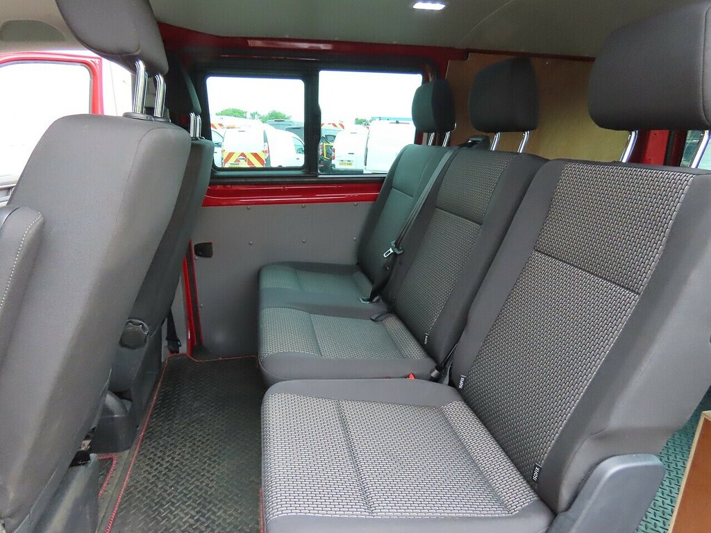 Volkswagen Transporter Tdi T32 Highline DU22EFL Red #5