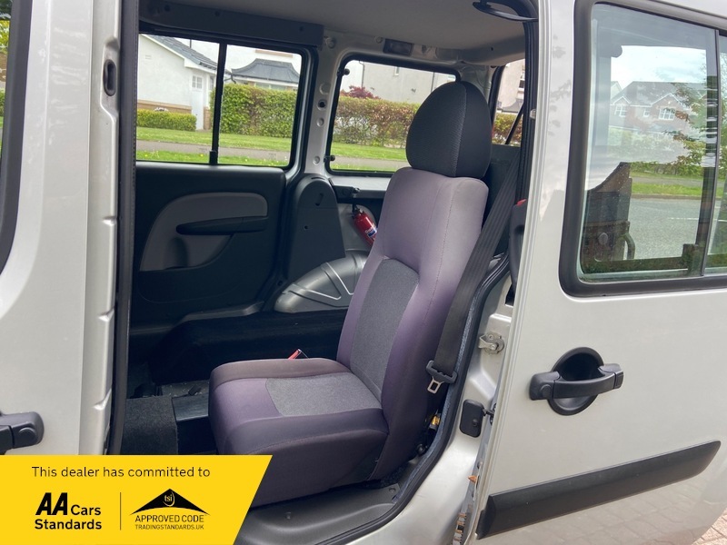 Fiat Doblo 1.9 Jtd Multijet Panel Van Swb White #10