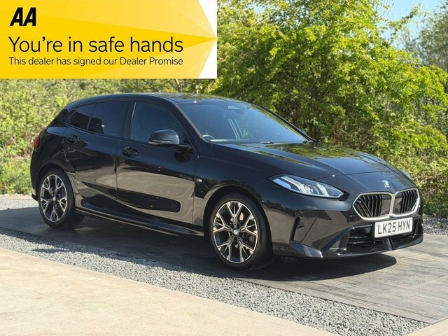 BMW 1 Series 1.5 120I Mht M Sport Hatchback Hybrid D Black