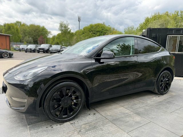 Tesla Model Y Dual Motor Long Range Suv 4Wde SJ22YFH Black #4