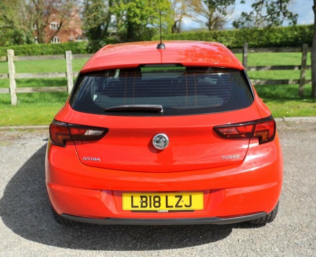 Vauxhall Astra 1.4I Turbo Sri Hatchback Euro LB18LZJ Red #6