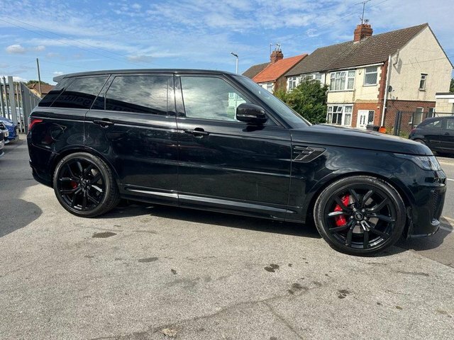 Land Rover Range Rover Sport 5.0 P575 V8 Gpf Svr Suv 4Wd Euro 6 FY21ZVO Black #5
