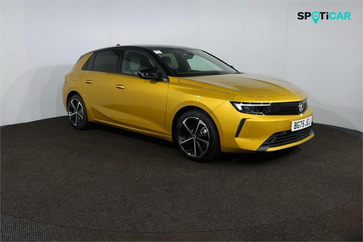 Vauxhall Astra 1.2 Hybrid Griffin Hatchback Hybrid E-d Yellow