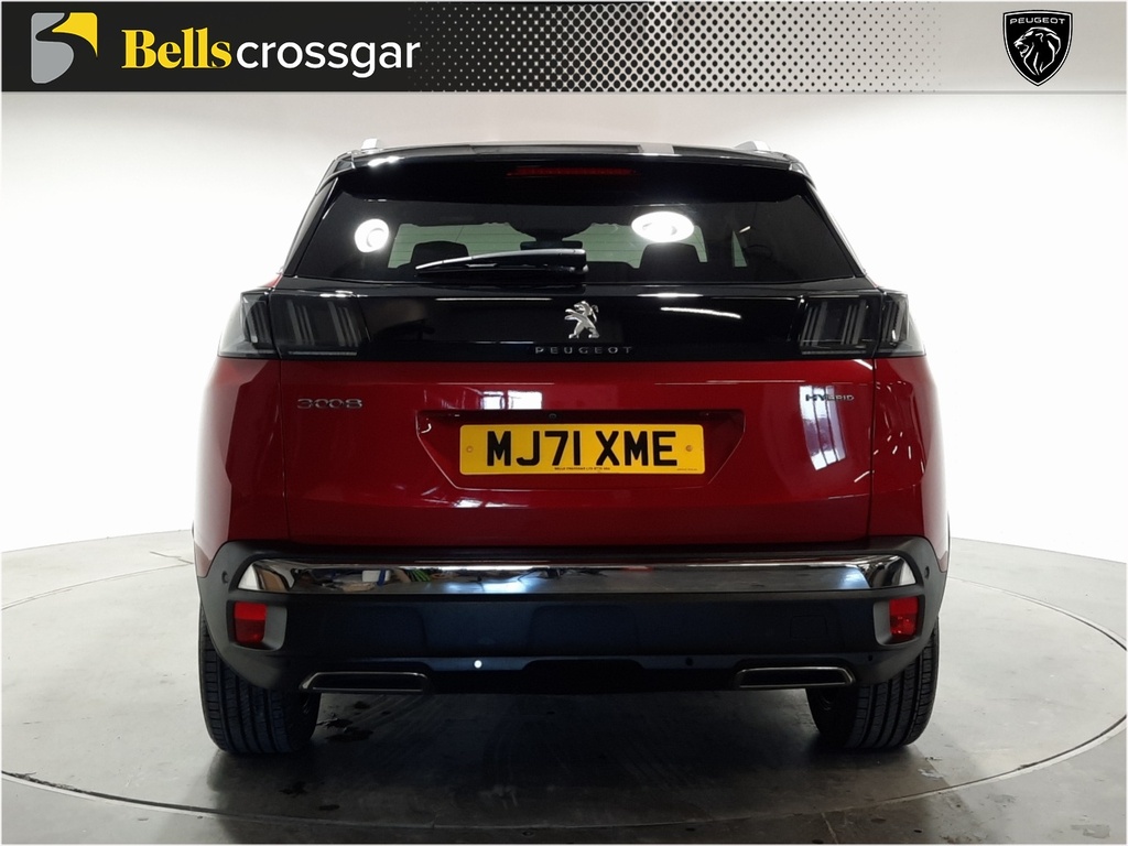 Peugeot 3008 1.6 Hybrid 225 Gt E-eat8 MJ71XME Red #6