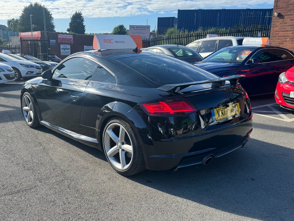 Audi TT 2.0 Tfsi S Line Coupe S Tronic Euro 6 VX17JMO Black #6