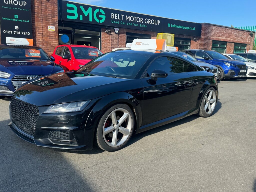 Audi TT 2.0 Tfsi S Line Coupe S Tronic Euro 6 VX17JMO Black #3