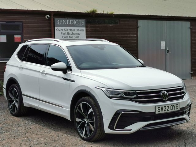 Volkswagen Tiguan Allspace Tsi R-line Suv SV22OYE White #5