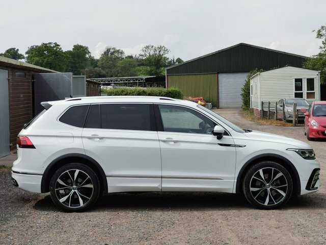 Volkswagen Tiguan Allspace Tsi R-line Suv SV22OYE White #3