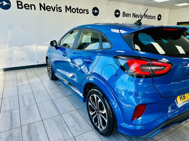 Ford Puma 1.0T Ecoboost Mhev St-line Suv E MW71HZE Blue #4